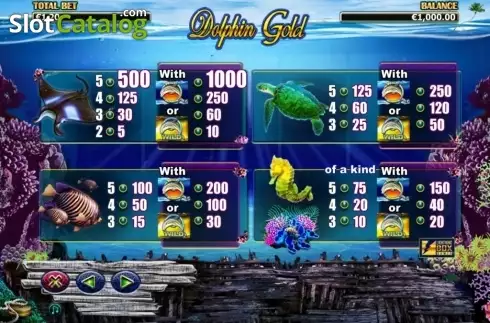 Скрин4. Dolphin Gold слот