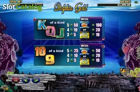 Скрин5. Dolphin Gold слот