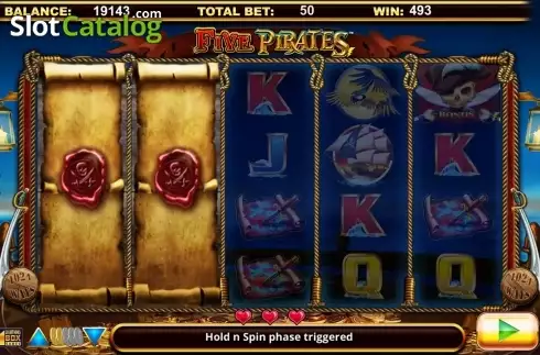 Скрин4. Five Pirates слот