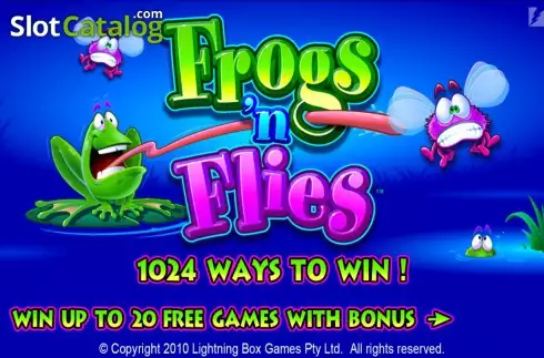 Скрин2. Frogs 'n Flies слот
