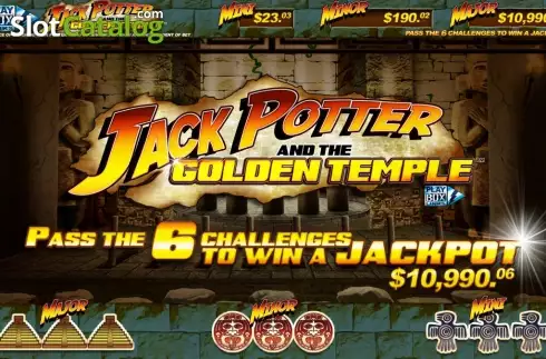 Скрин2. Jack Potter and the Golden Temple слот