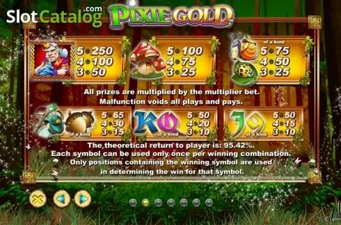 Скрин3. Pixie Gold слот