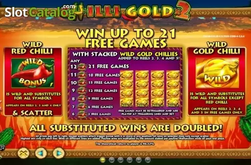 Скрин3. Stellar Jackpots with Chilli Gold x2 слот