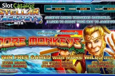 Скрин2. More Monkeys - Stellar Jackpot слот