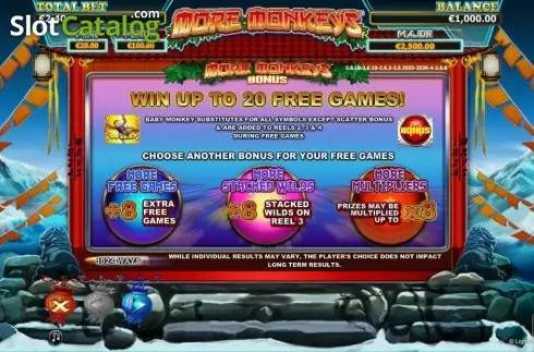 Скрин3. More Monkeys - Stellar Jackpot слот