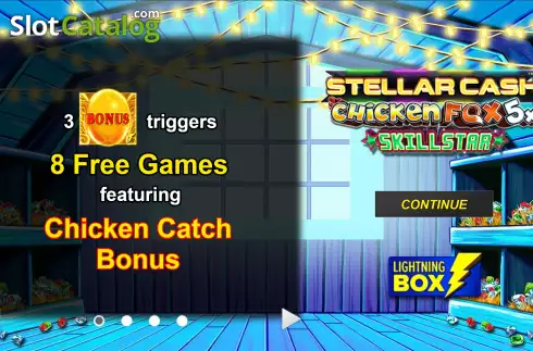 Скрин2. Stellar Cash Chicken Fox 5x Skillstar слот