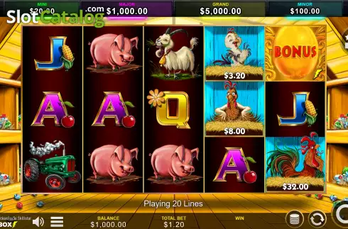 Скрин3. Stellar Cash Chicken Fox 5x Skillstar слот