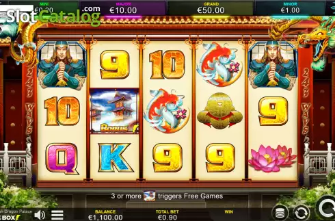 Скрин3. Stellar Cash Dragon Palace слот