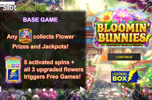 Скрин2. Bloomin’ Bunnies слот