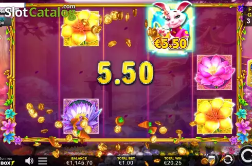 Скрин8. Bloomin’ Bunnies слот