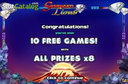 Скрин9. Stellar Jackpots with Serengeti Lions слот