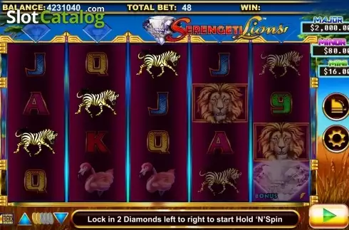 Скрин2. Stellar Jackpots with Serengeti Lions слот