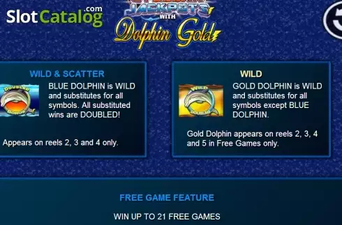 Скрин6. Dolphin Gold with Stellar Jackpots слот