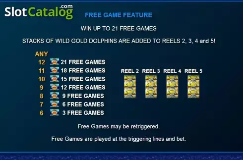 Скрин7. Dolphin Gold with Stellar Jackpots слот