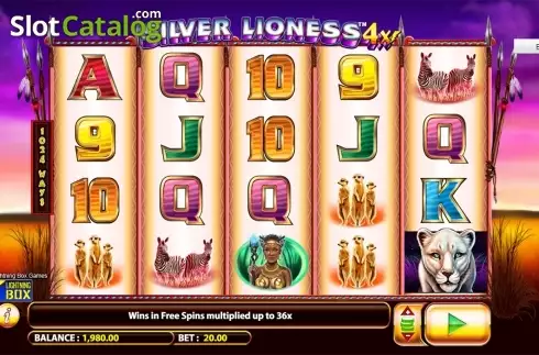 Скрин3. Silver Lioness 4x слот