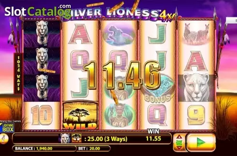 Скрин4. Silver Lioness 4x слот