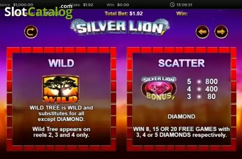 Скрин8. Stellar Jackpots with Silver Lion слот
