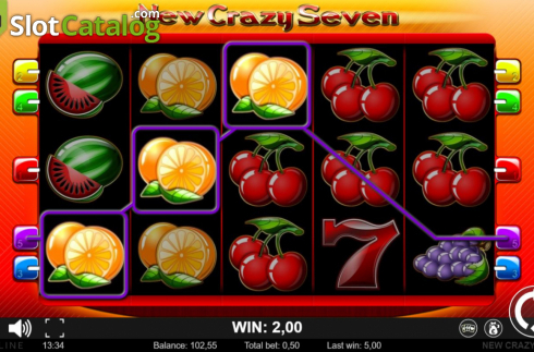 Скрин4. New Crazy Seven слот