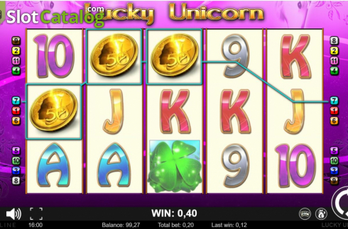Скрин3. Lucky Unicorn слот
