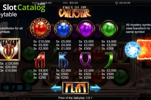 Скрин5. Prize of the Valkyrie слот