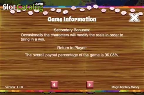 Скрин5. Magic Mystery Money слот