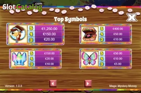 Скрин6. Magic Mystery Money слот