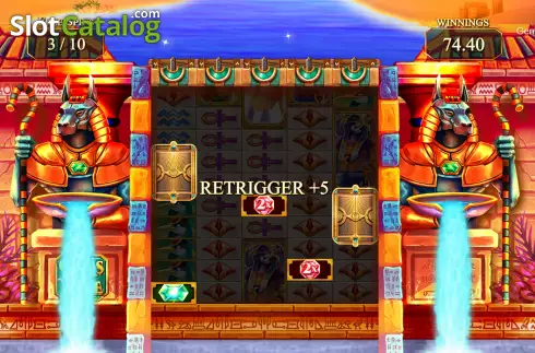Скрин8. Gems of the Nile слот