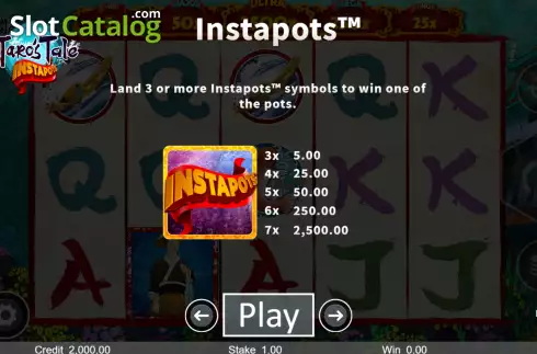 Скрин6. Taro's Tale Instapots слот