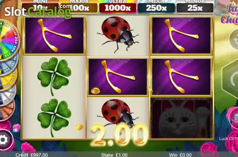 Скрин3. Luck of the Charms слот
