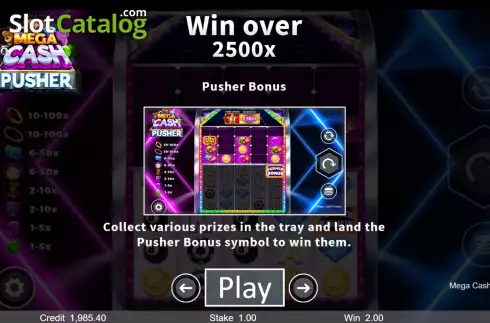 Скрин5. Mega Cash Pusher слот