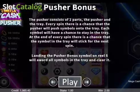 Скрин6. Mega Cash Pusher слот