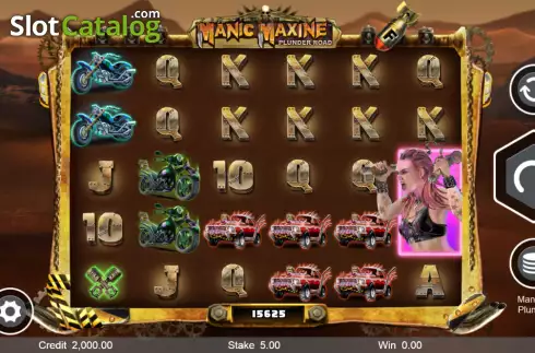 Скрин2. Manic Maxine: Plunder Road слот