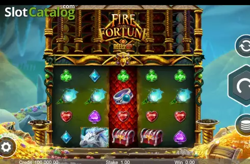 Скрин2. Fire and Fortune ReelzUp слот