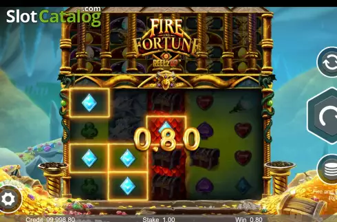 Скрин3. Fire and Fortune ReelzUp слот