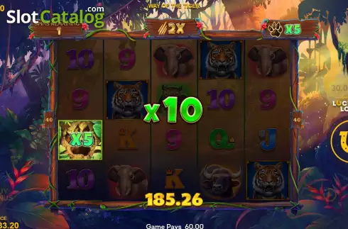 Скрин9. Way of the Tiger (Lucksome) слот