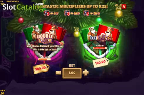 Скрин5. Saint Nicked слот