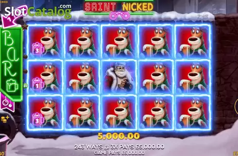 Скрин3. Saint Nicked слот