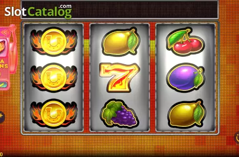 Скрин2. Coins on Fire слот