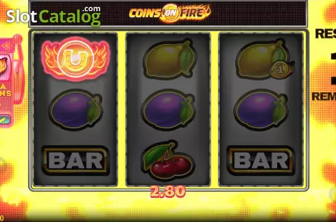 Скрин8. Coins on Fire слот