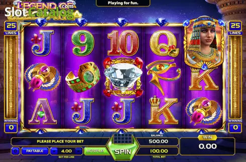 Скрин2. Legend of Cleopatra (Lucky Games) слот