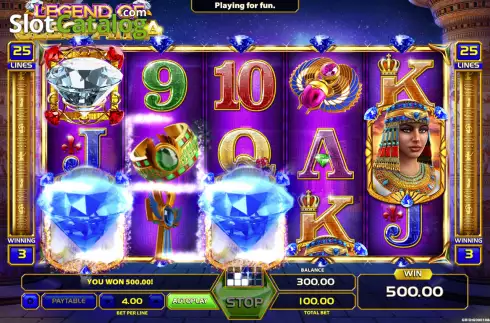 Скрин3. Legend of Cleopatra (Lucky Games) слот