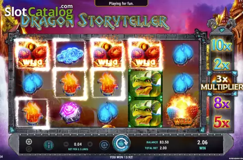 Скрин3. Dragon Storyteller слот