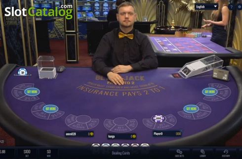 Скрин2. Blackjack (LuckyStreak) слот