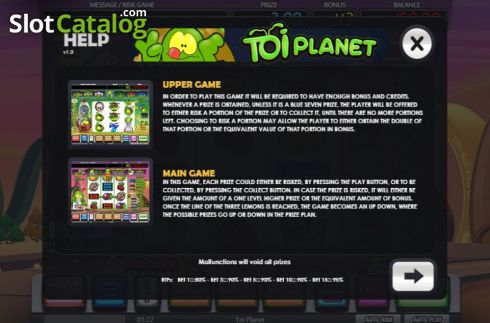 Скрин5. Toi Planet слот