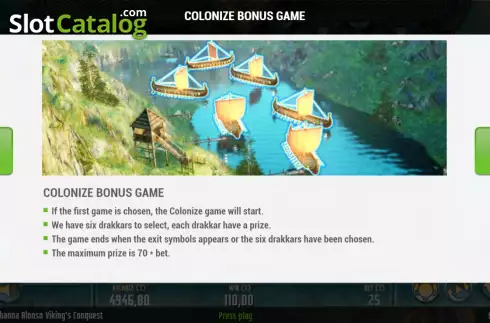 Скрин7. Yohanna Alonso Vikings Conquest слот