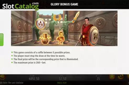 Скрин9. Paulo Futre The Last Gladiator слот