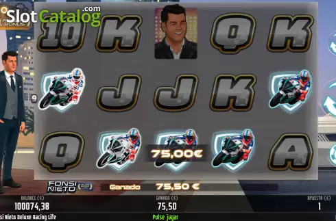 Скрин3. Fonsi Nieto Deluxe Racing Life слот