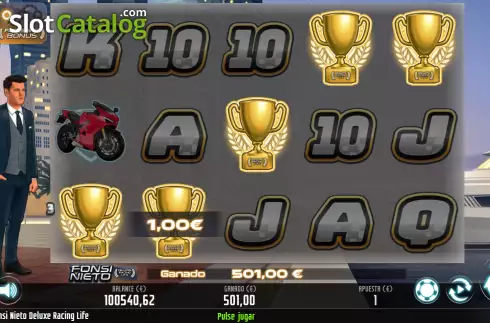 Скрин4. Fonsi Nieto Deluxe Racing Life слот
