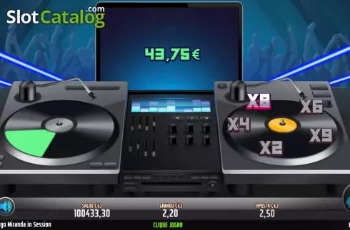 Скрин5. Diego Miranda in Session слот