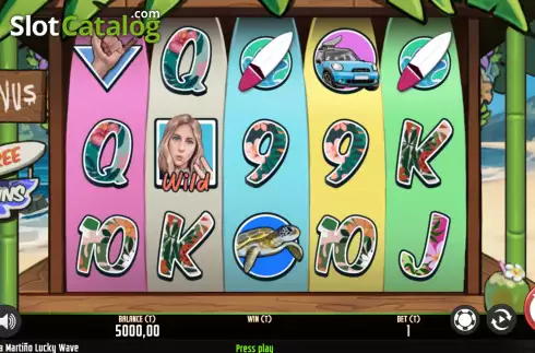 Скрин2. Lucía Martiño Lucky Wave слот